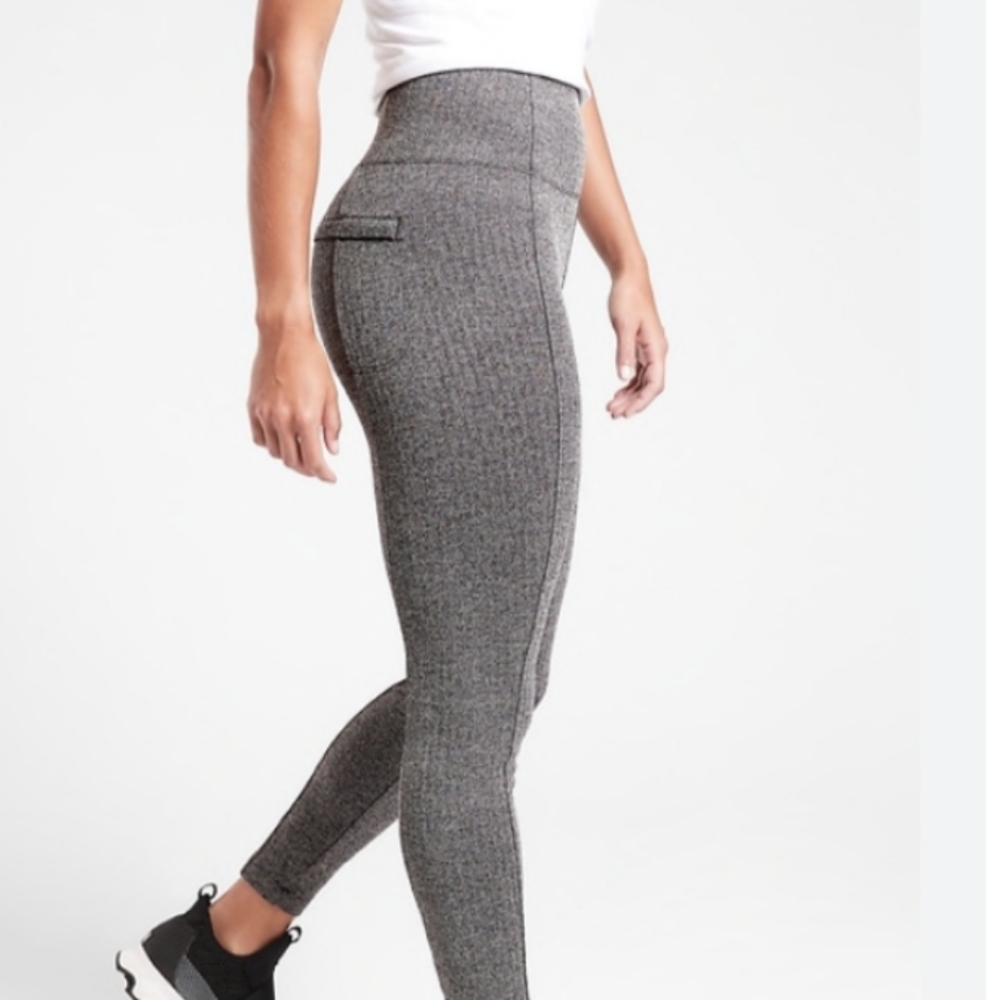 Athleta Delancey Herringbone Tight Leggings